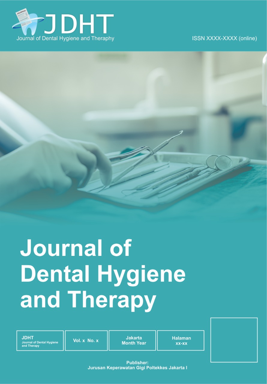 					View Vol. 2 No. 1 (2021): JDHT Journal of Dental Hygiene and Therapy
				