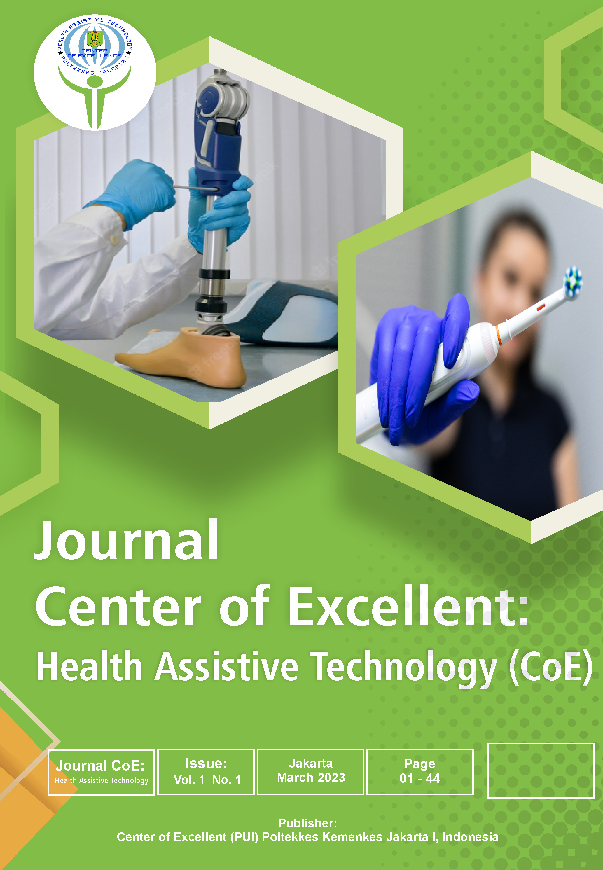 					View Vol. 1 No. 1 (2023): Journal Center of Excellent : Health Assistive Technology
				