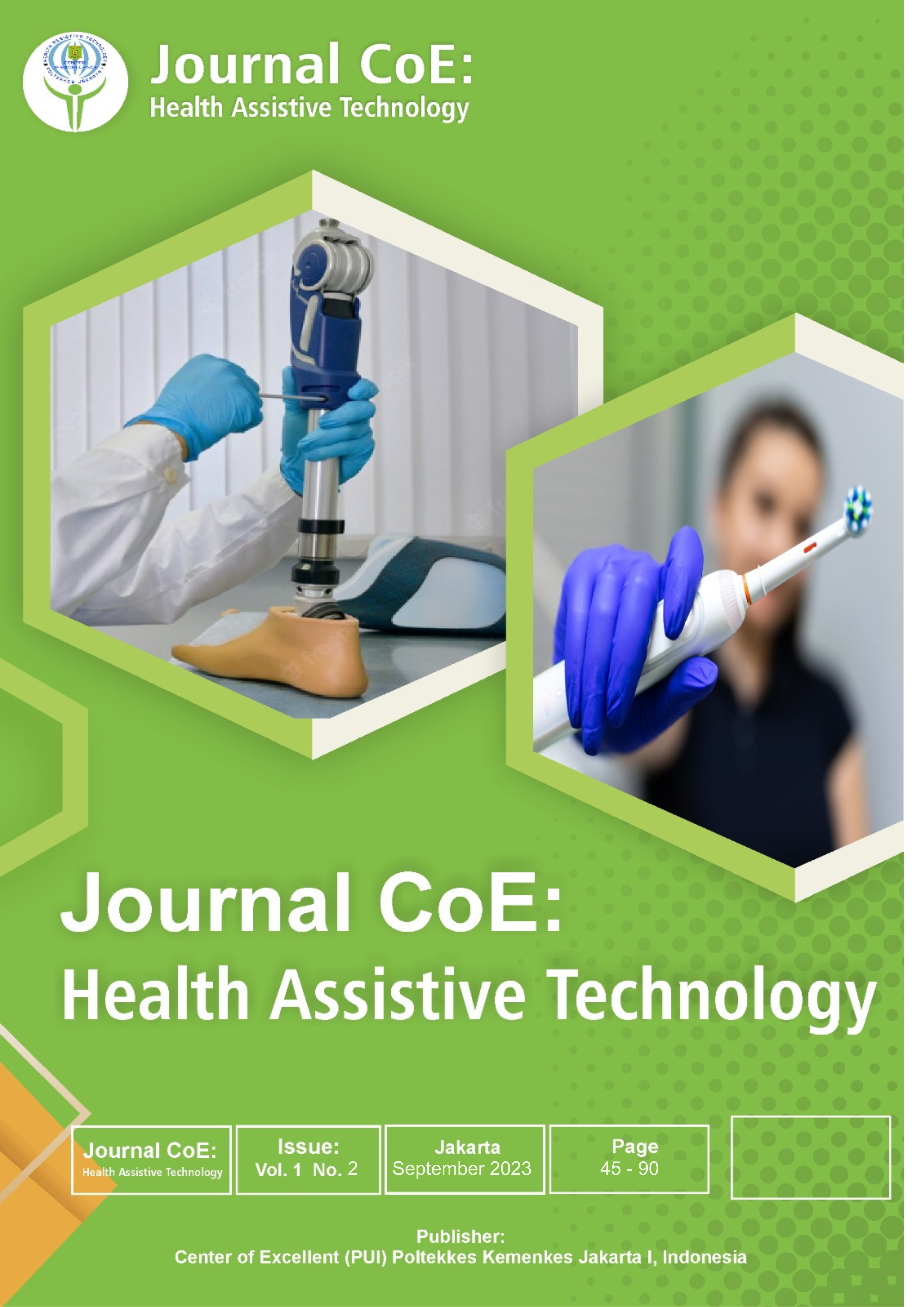 					View Vol. 1 No. 2 (2023): Journal Center of Excellent : Health Assistive Technology
				