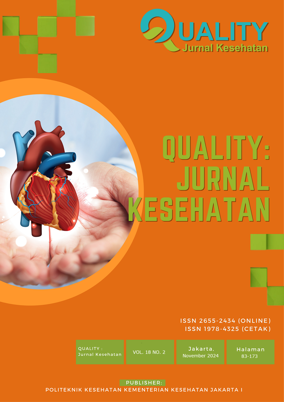 					View Vol. 18 No. 2 (2024): Quality : Jurnal Kesehatan
				